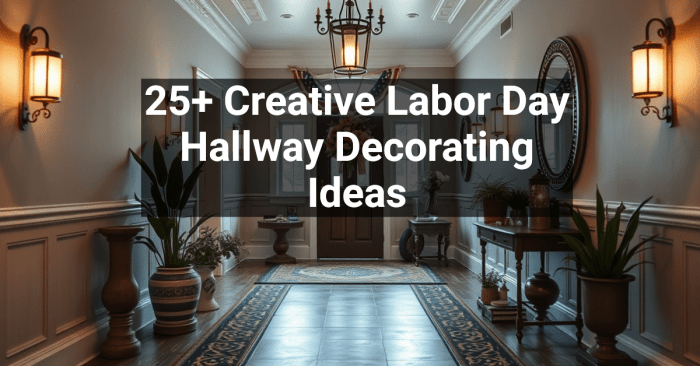 Long hallway decor ideas